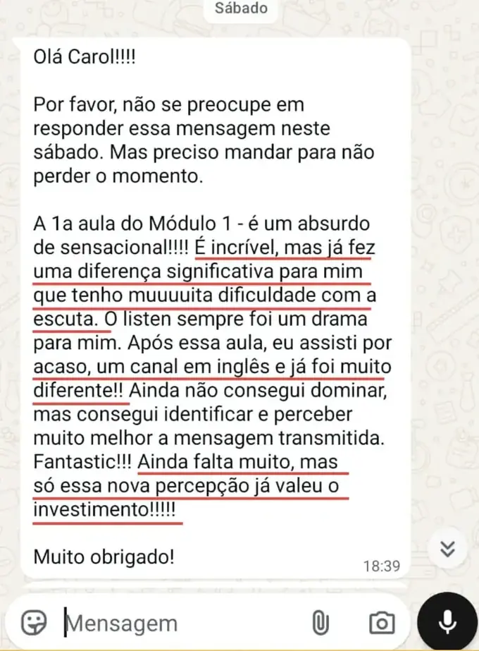 Depoimento de Ivo enviado por WhatsApp